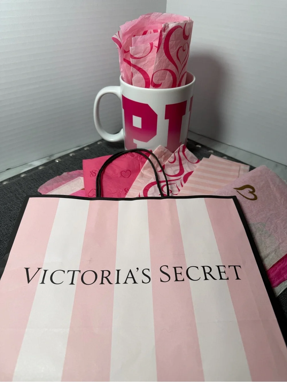 Y2K VS PINK Giant 30oz Jumbo Mug Gift Set Coquette